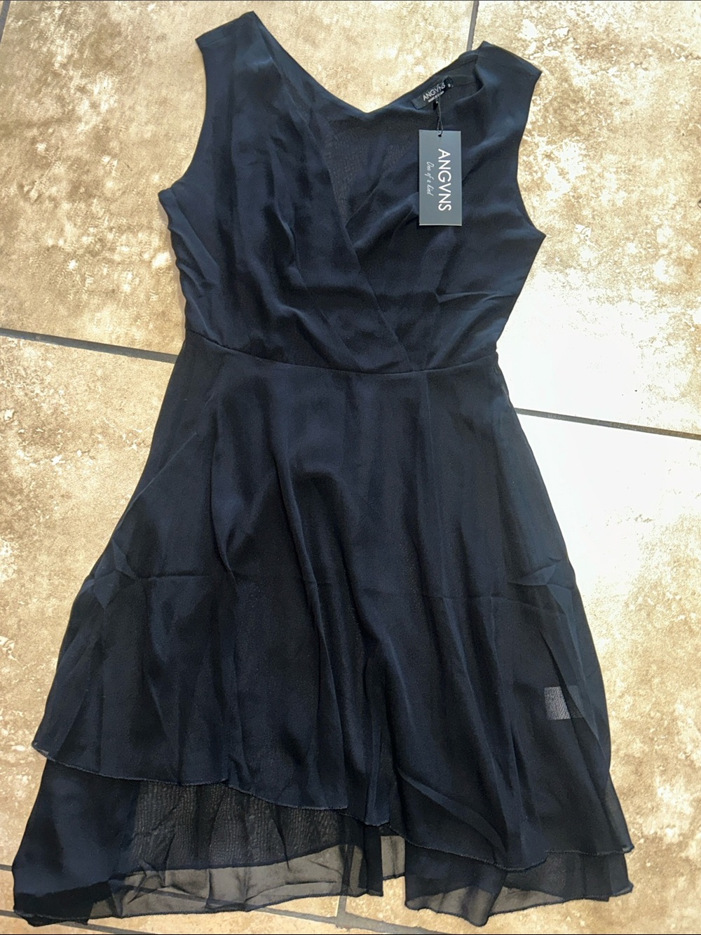 Black ANG Sleeveless Dress